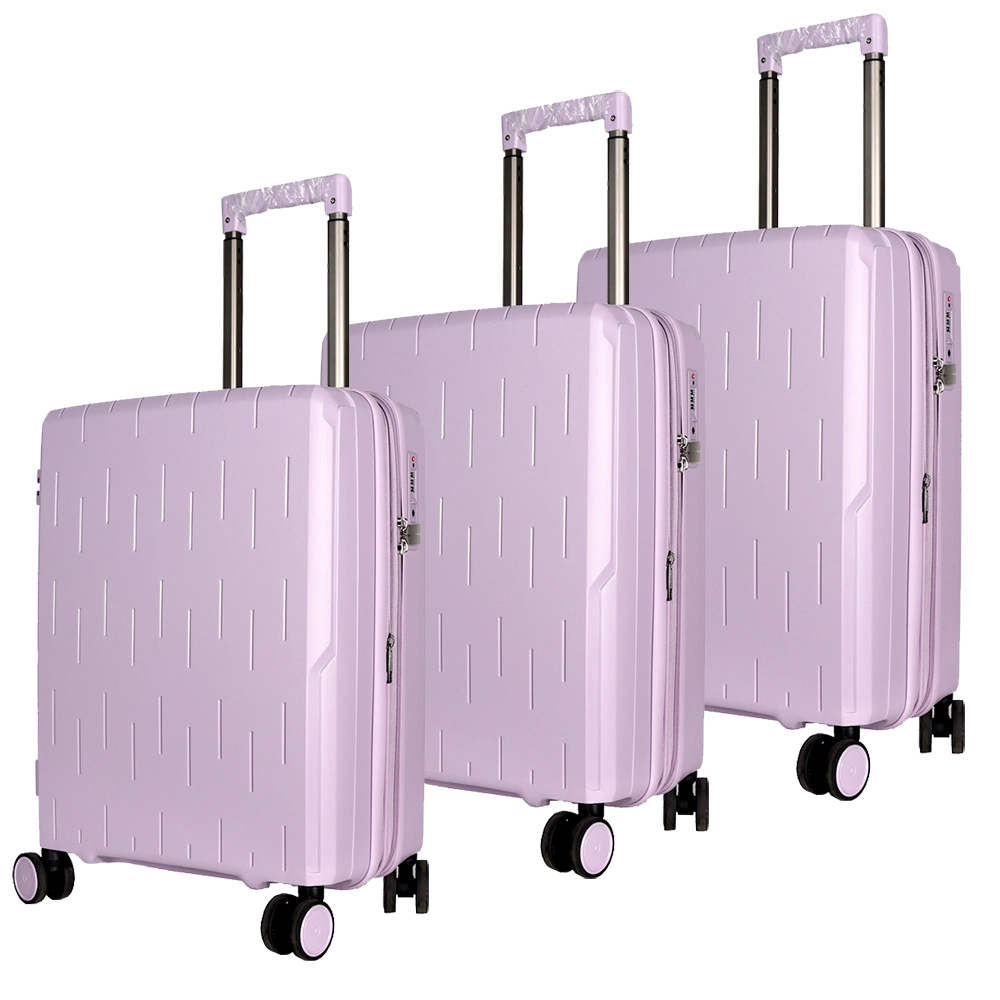 Готовый склад PP Комплект для багажа Unbreakable 3 шт Туристический чемодан Set (установить)