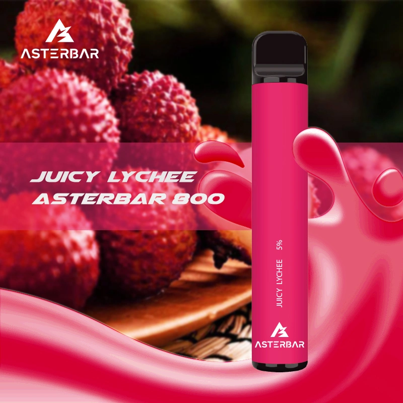 Débit rapide Asterbar 800 puffs 15 parfums mesh Coil Vapor