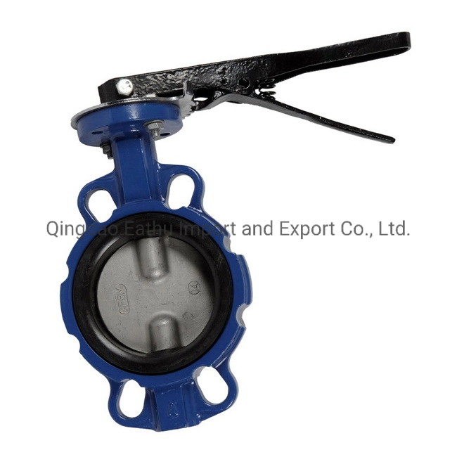 Ductile Iron Cast-Iron Stainless-Steel Seat Wafer Lug Type Double Flange Wafer Lug Butterfly Valve