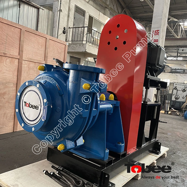 Tobee 150E-L BI-Metal Slurry Pump of Horizontal Slurry Pump and Open Impeller Pump