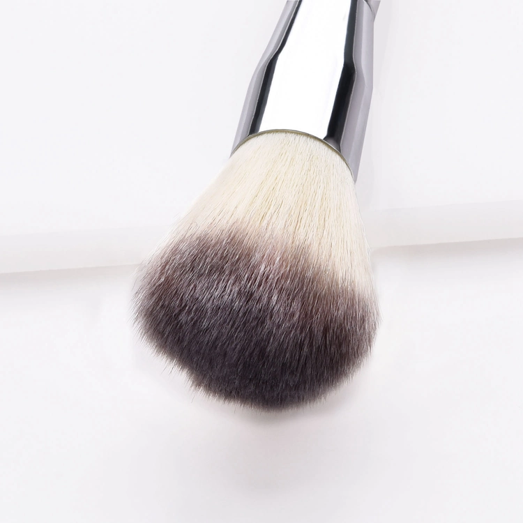 PRO Large Beauty Facial Blusher Powder Foundation Silver Handle Brushes Makeup Cosmetic Tools