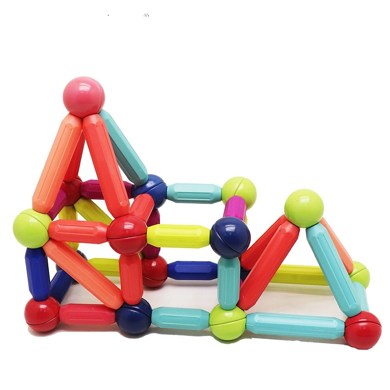 Colored Magnetic Building Blocks Construction Games Magnet Sticks and Balls Educational Toys for Kids