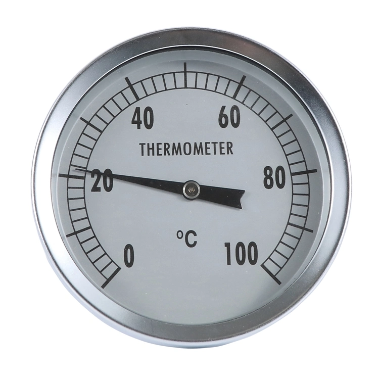 High Quality One-Piece Back Connection Bimetal Thermometer, Industrial Bimetal Thermometer