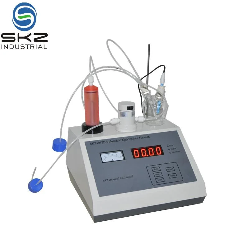 Skz1018b ISO10337 Astmd1744 3ppm-100% Moisture Content Determination Karl Fischer Titration