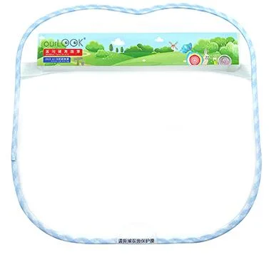 Acrylic Disposable Industrial Face Shield for Children, Kids