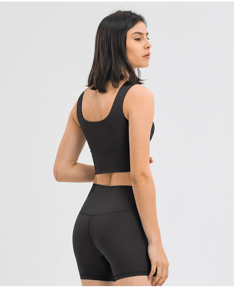 Soutien-gorge de yoga à séchage rapide sur mesure pour le fitness et le sport.