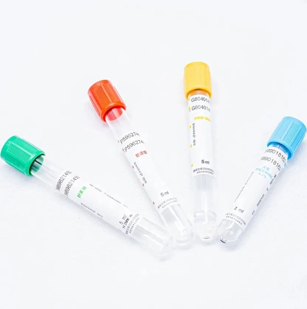 1-10ml proveedores médicos desechable sangre tubo de extracción de muestras de sangre vacío sangre Tubo de recogida EDTA