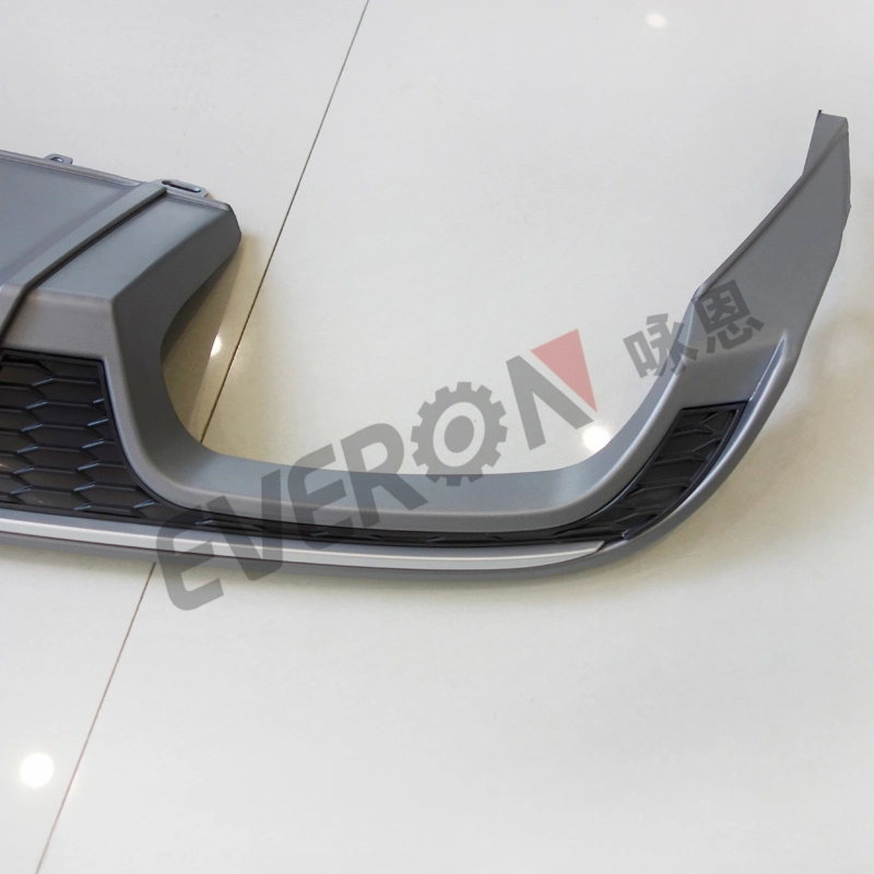 Rear Lip with Exhaust Tips for 2016 Audi A6 Change to S6 Looking