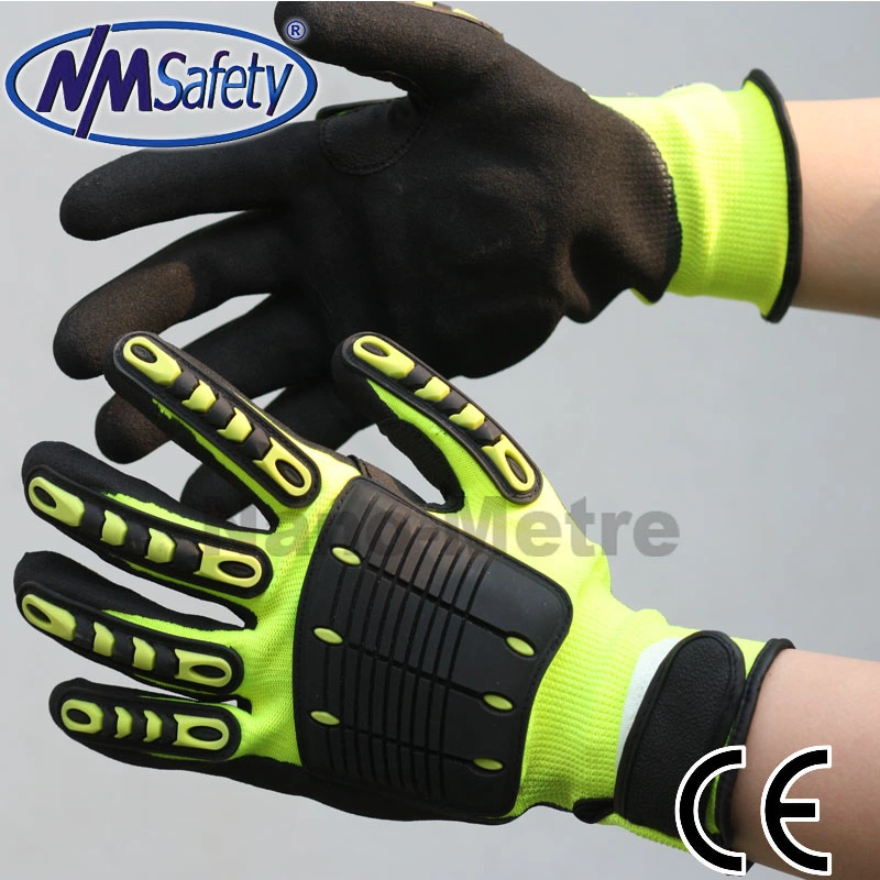 Nmsafety Hand Protection Mechanic Anti-Impact Work Glove