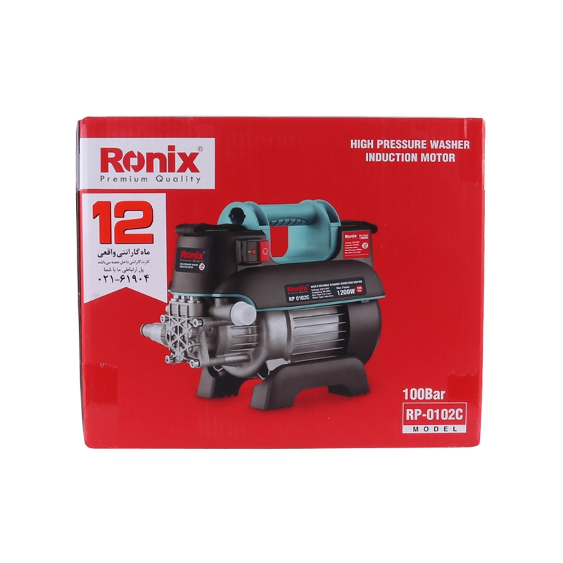 Ronix RP-0102c Washer 100bar High Pressure Cleaner High Pressure Induction Motor Power Sprayer Pressure Washer