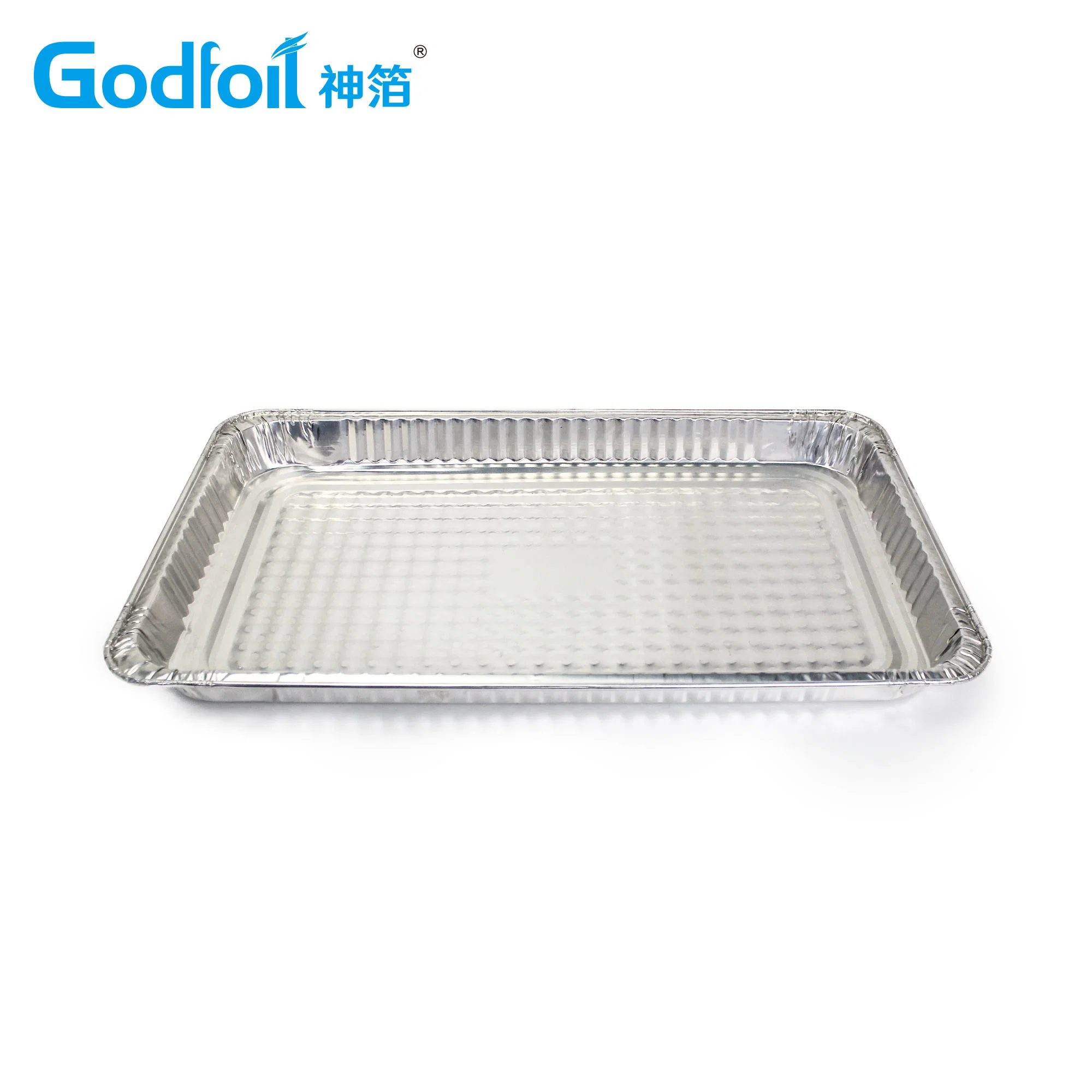 Aluminium aseptique jetables Broiler Pan pour graver avec four à bas prix