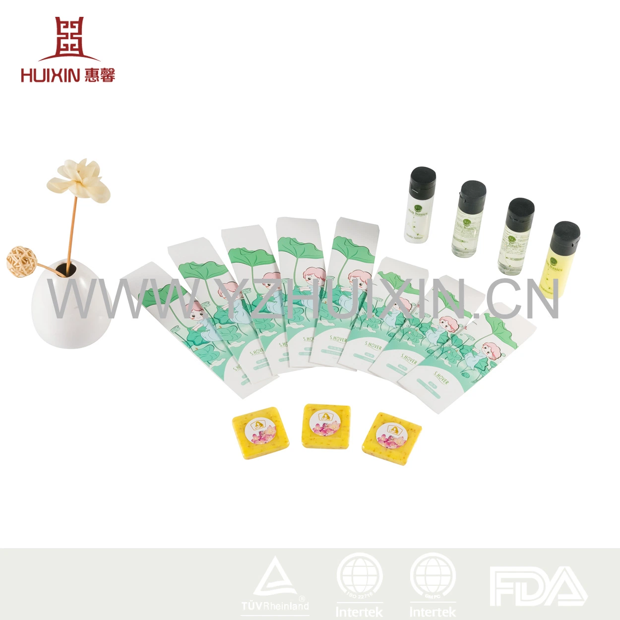 Toothbrush, Razor, Comb, Slipper, Shampoo for Hotel Best Sell Hotel Amenities