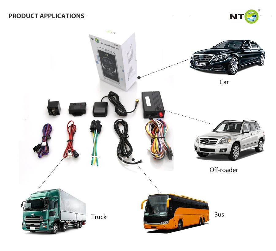 Car Tracker GPS Localizador GSM de relé de aceite de corte oculto Dispositivo de seguimiento en tiempo real