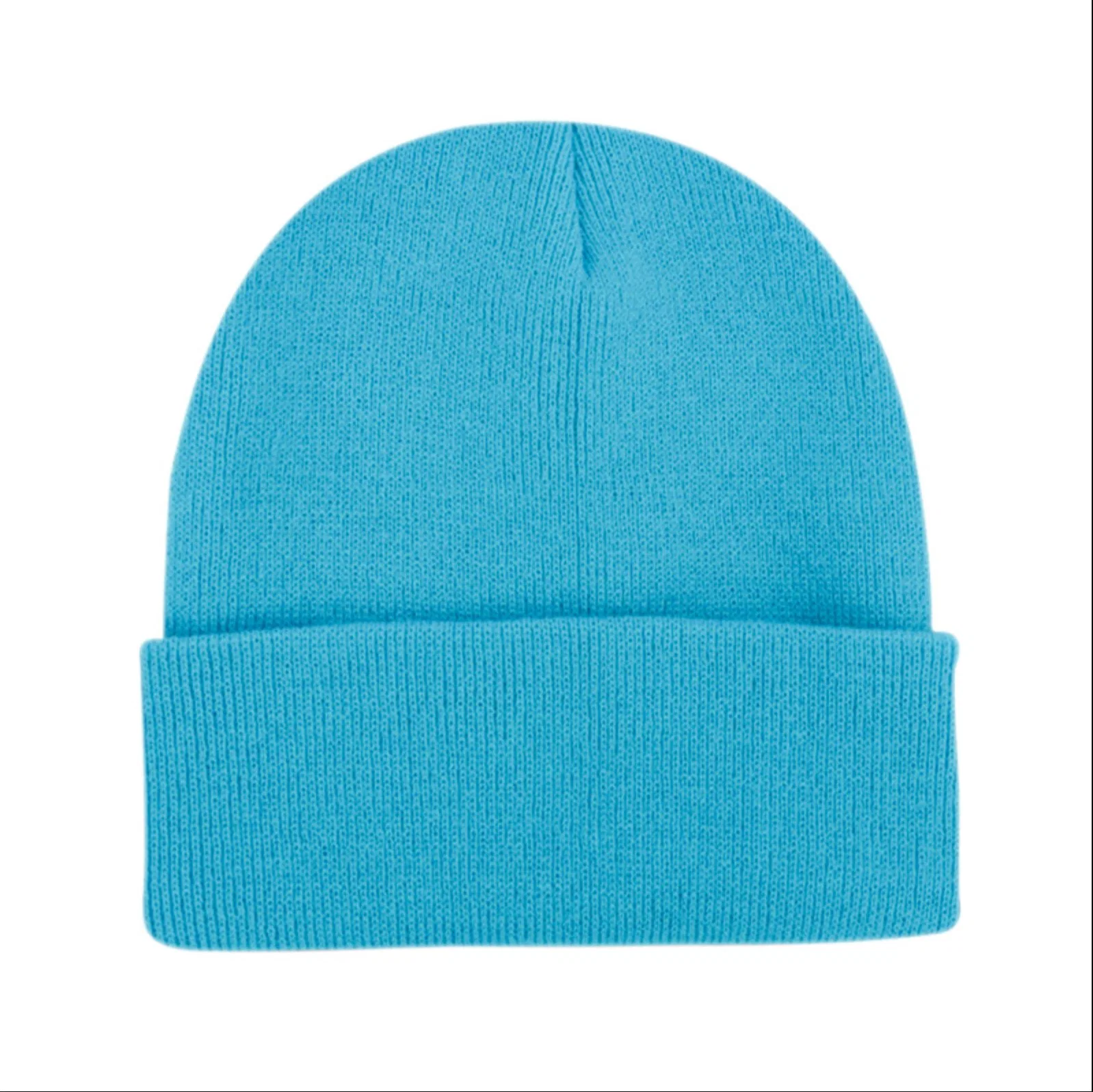 Winter Plain Dyed Custom Beanie New Cotton Soft Winter Hats Knitted Beanie Cap