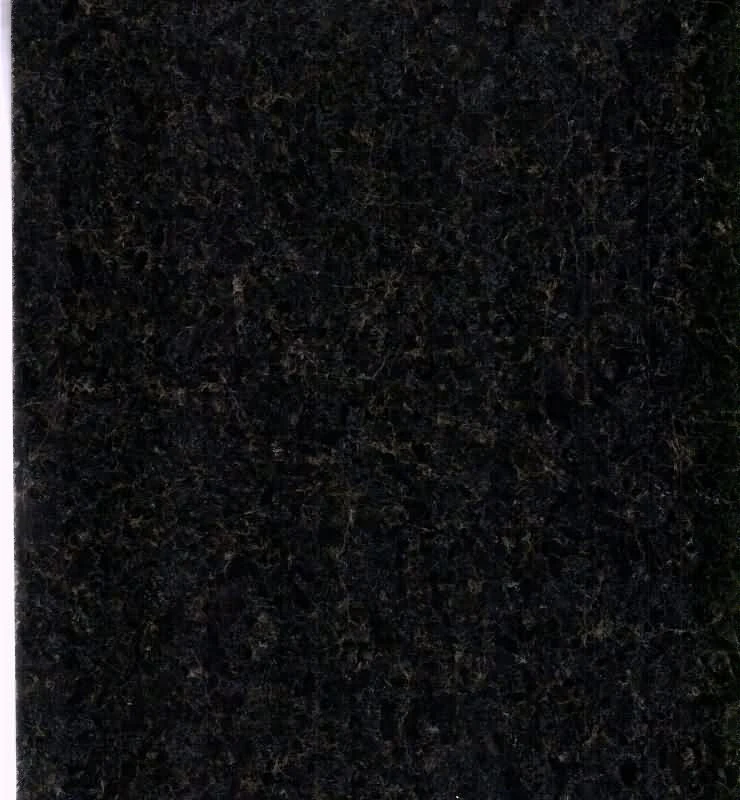 Polished Surface Granite Slabs Piano Black Blue Pearl Granite for Kitchen Countertop/Island Top