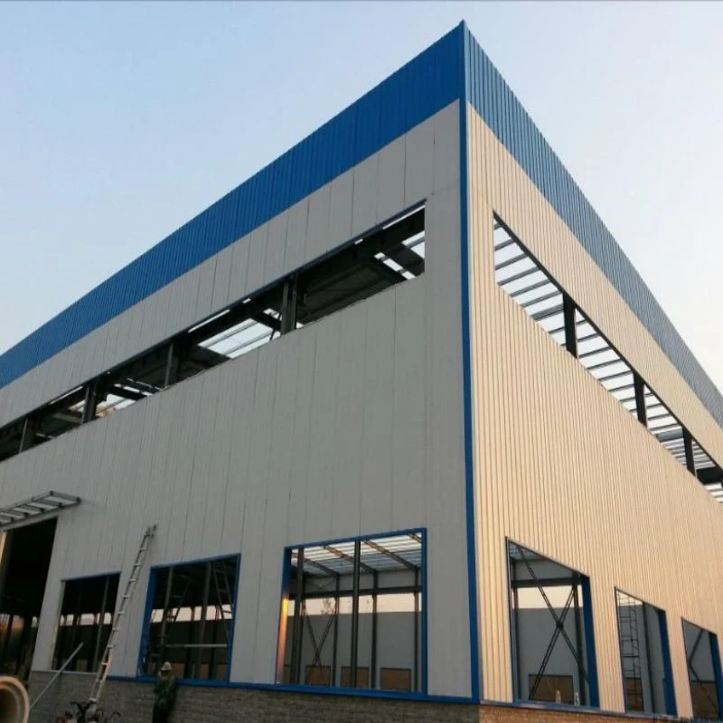 Prefabricated House Metal Frame Warehouse Building Garage Steel Structure