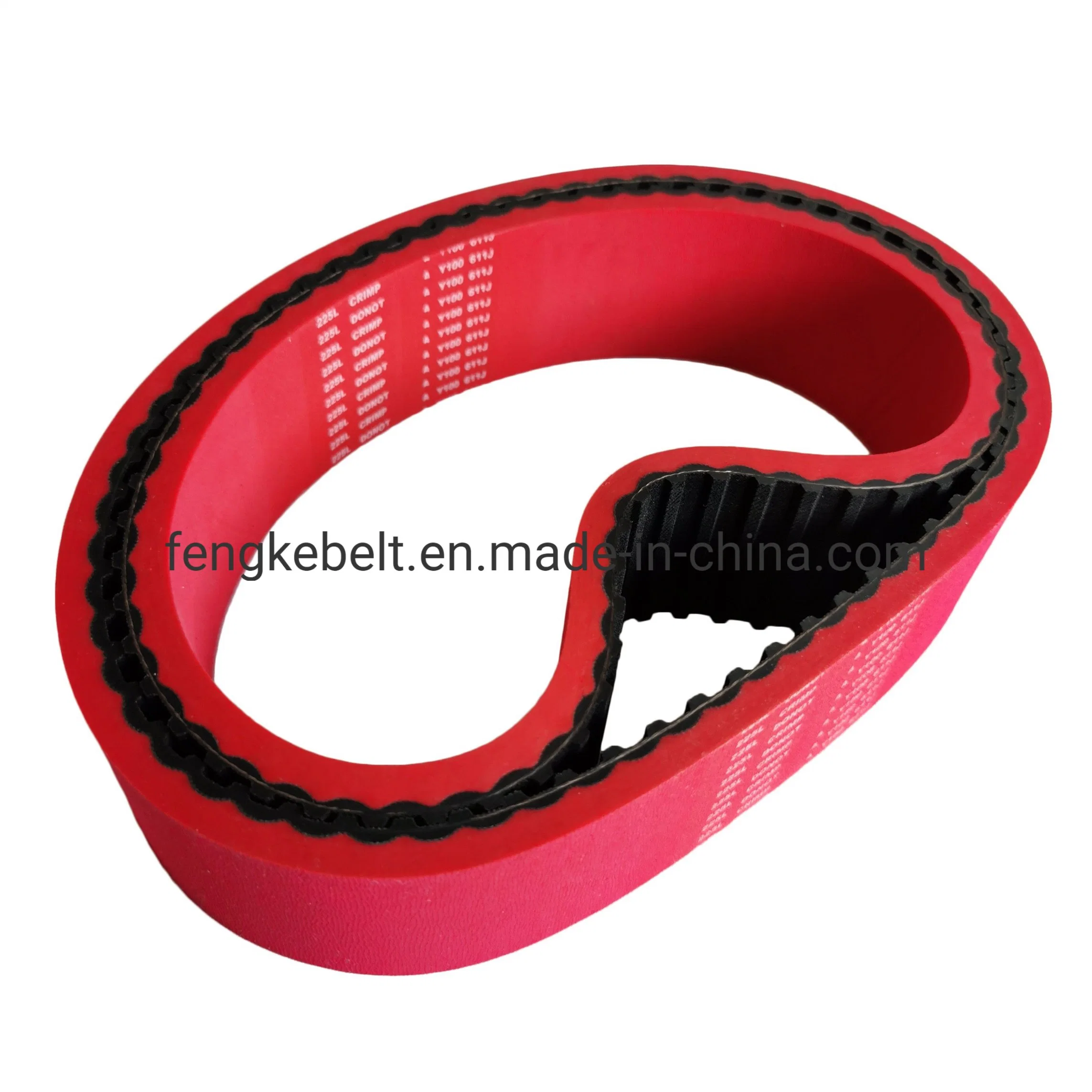 225L200 Red Rubber Coating Vacuum Film Packaging Machine Timing Belt