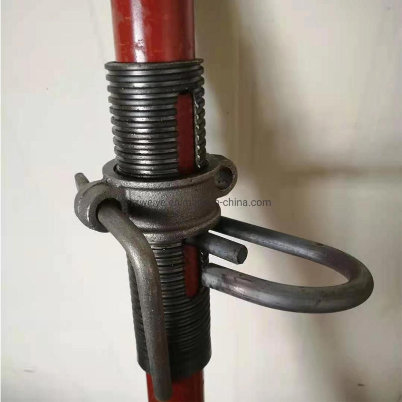 Construction Concrete Formwork Pipe Support Heavy Duty Metal Shoring Post Shore Prop Sleeve Nut