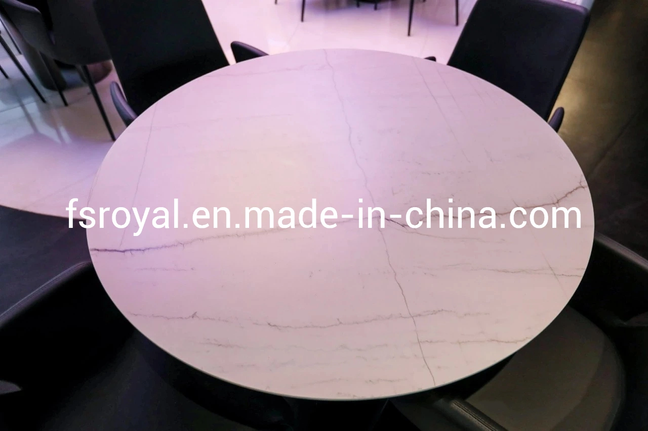 Pedra mármore redonda Tampo da mesa para restaurante sala de jantar móveis móveis domésticos