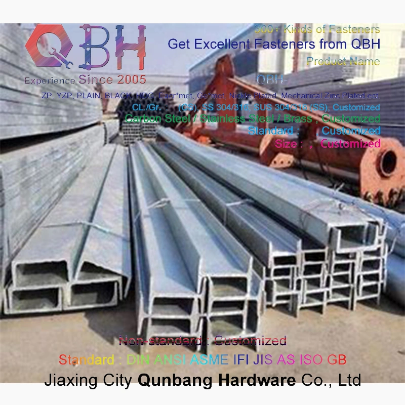 Channel Steel for Solar Energy Construction / Angle / U / C / H / I Beam / inoxidável Perfil de aço