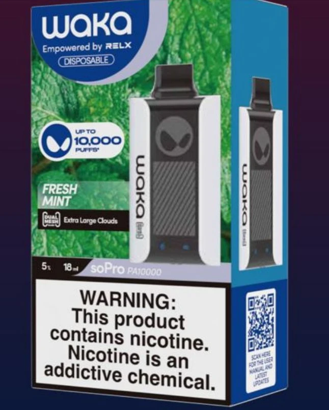 Atacado I Pape descartável Vape Relx Waka Vape Traço moderno E os puffs de Sopro PA10000 Pen Hookah