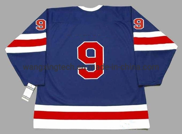 Custom Jersey New York 1991 1999 1994 1996 1998 #9 Adam Graves Retro Hockey Jersey