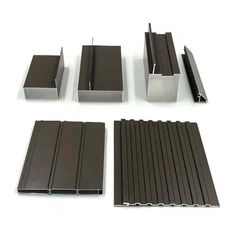 Mill Finish Black 6063 T5 Aluminum Building Material Extrusion Aluminum Profile for Glass Curtain Wall