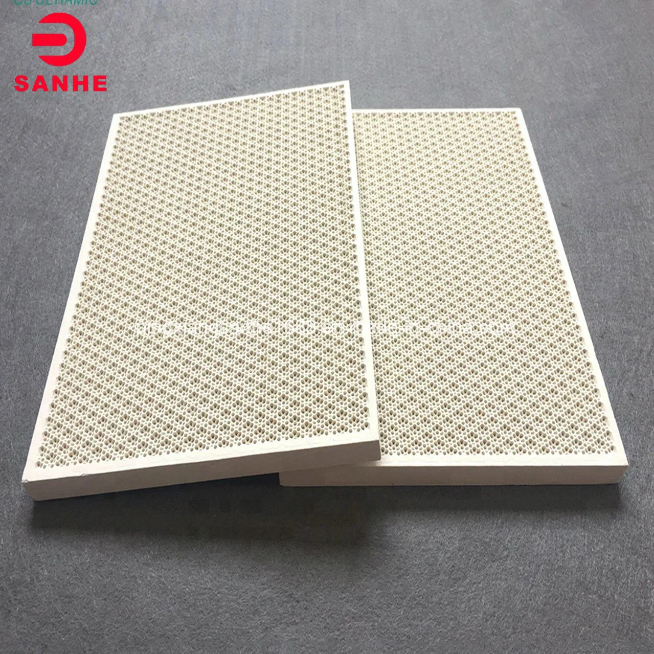 Infrared Honeycomb Ceramic Burner Sheet/Burning Plate for Barbecue 132X92X13mm