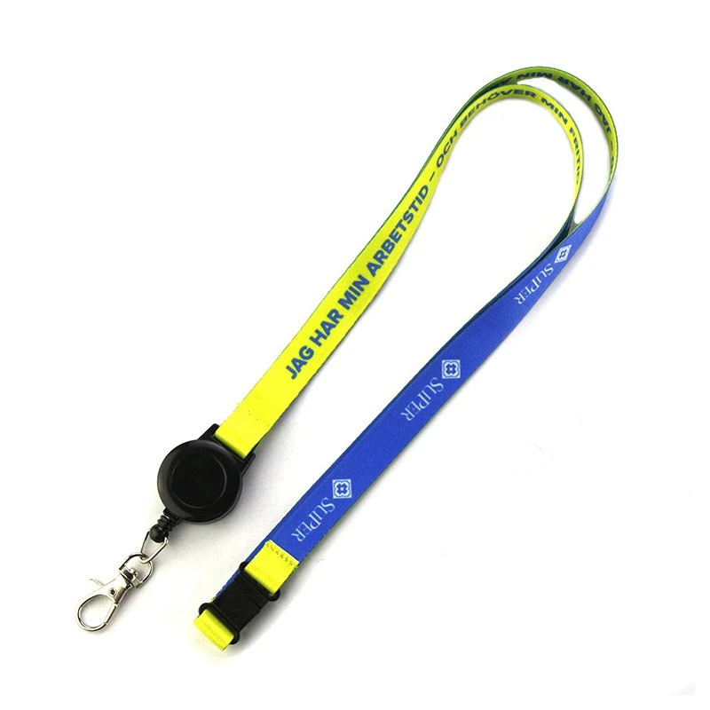 OEM ODM China Factory Großhandel Custom Logo Abzeichen Reel einstellbar Lanyard Maker Unbeschriftete Tube Seil Lanyard