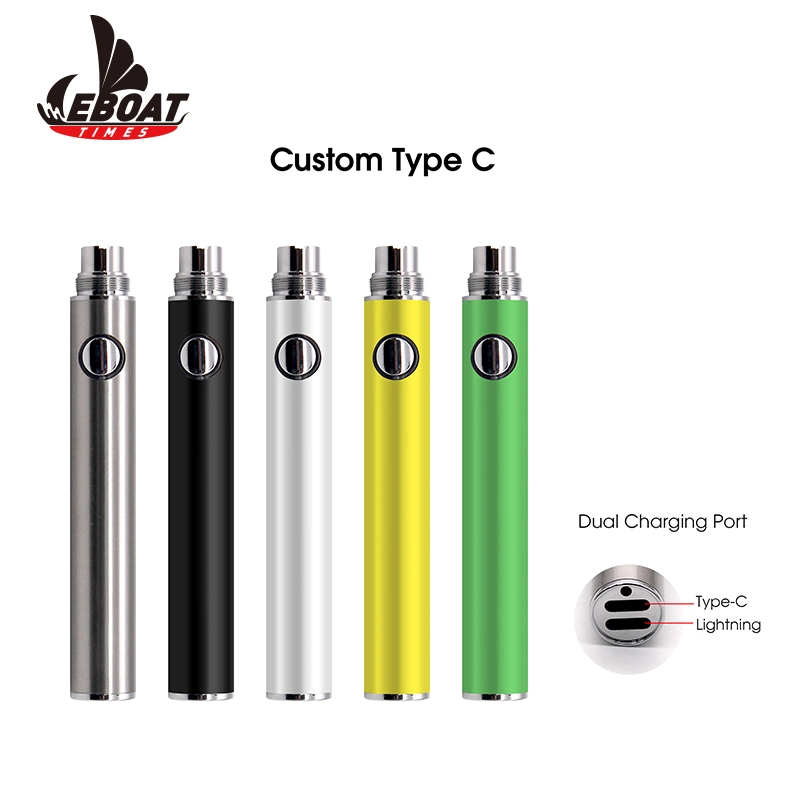 510 Thread Slim Twist Variable Voltage Vape Pen Battery with USB Charger