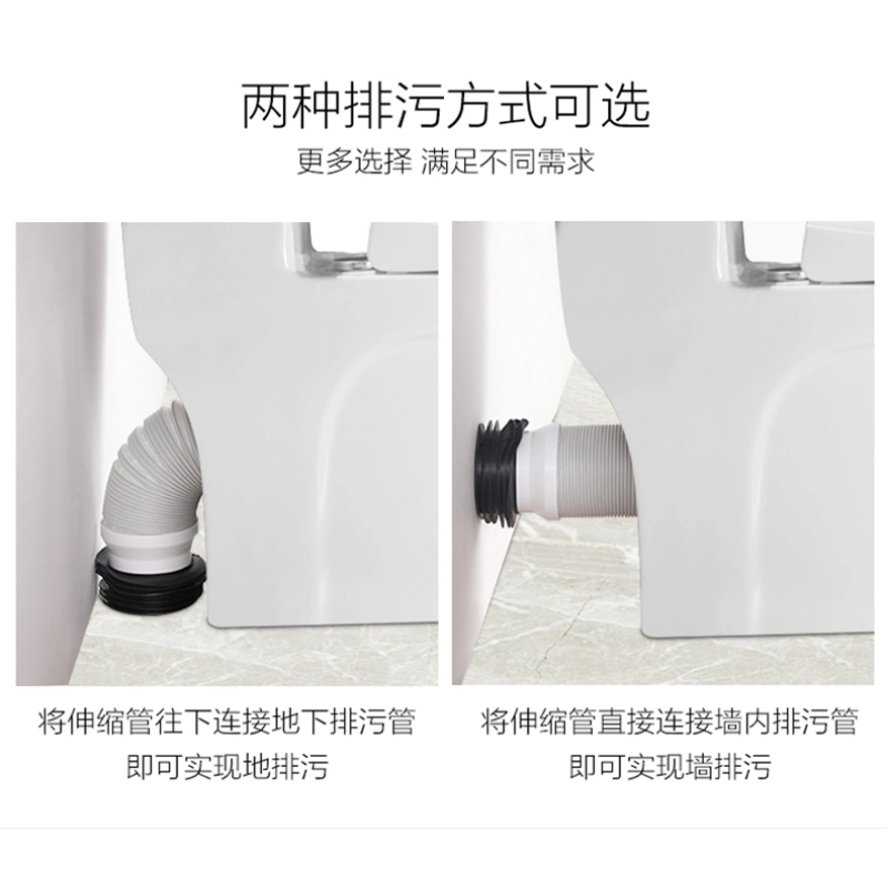 Fabricante chinês de banho Wc Armário de água sanitária Cerâmica Commode alongada Siphonic lavar um pedaço de toucador