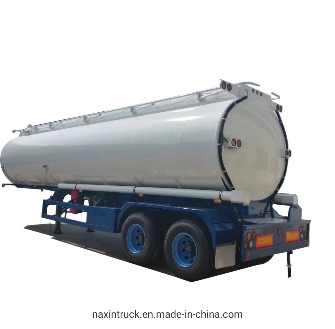 32cbm Carbon Steel 2/3 Axle Fuel/Oil/Gasoline/Diesel Tanker