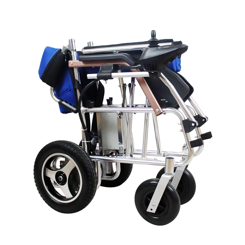 Power Wheel Chair Walker Aluminum Electronic Wheel Chair Lightweight Folding Electric Wheelchairs for The Disabled