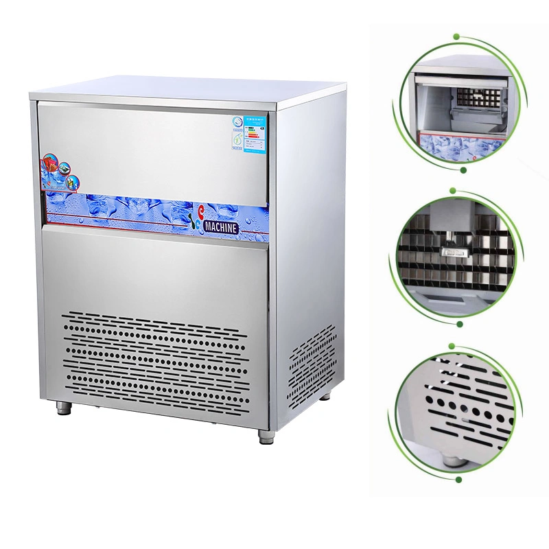 Commercial Ice Maker Machine Industrial Use 90kg Ice Making Machine Ice Block Machine for Kitchen