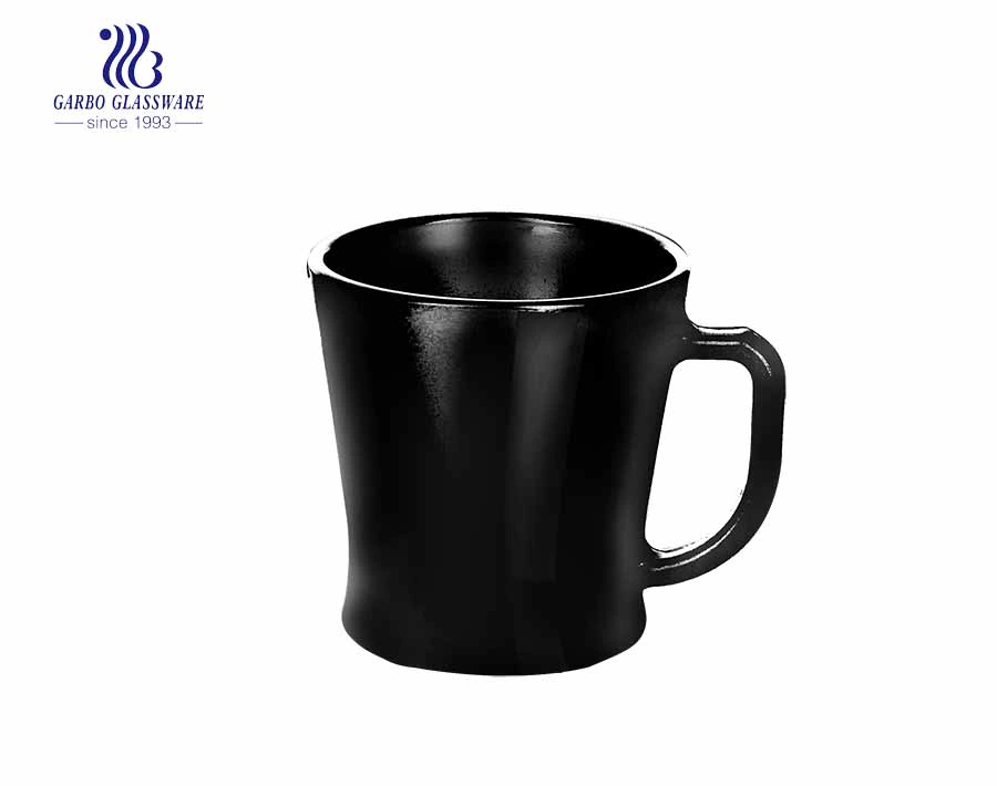 Verre opale noire Mug tasse à café de style simple Drinkware Hy09MK220