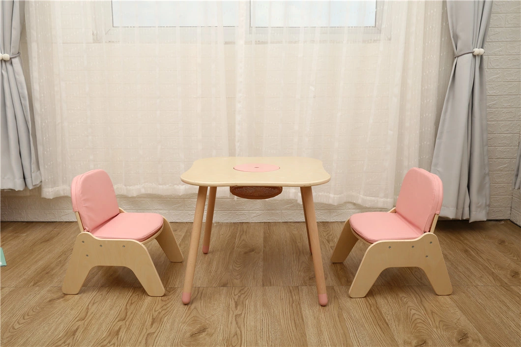 Kids Play Table Bench Toddler Table and Chairs Set Child Nursery Furniture