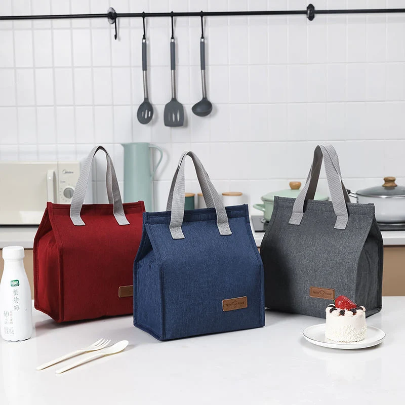 Simple and New Fashion Thermal Insulated Lunch Tote Bag