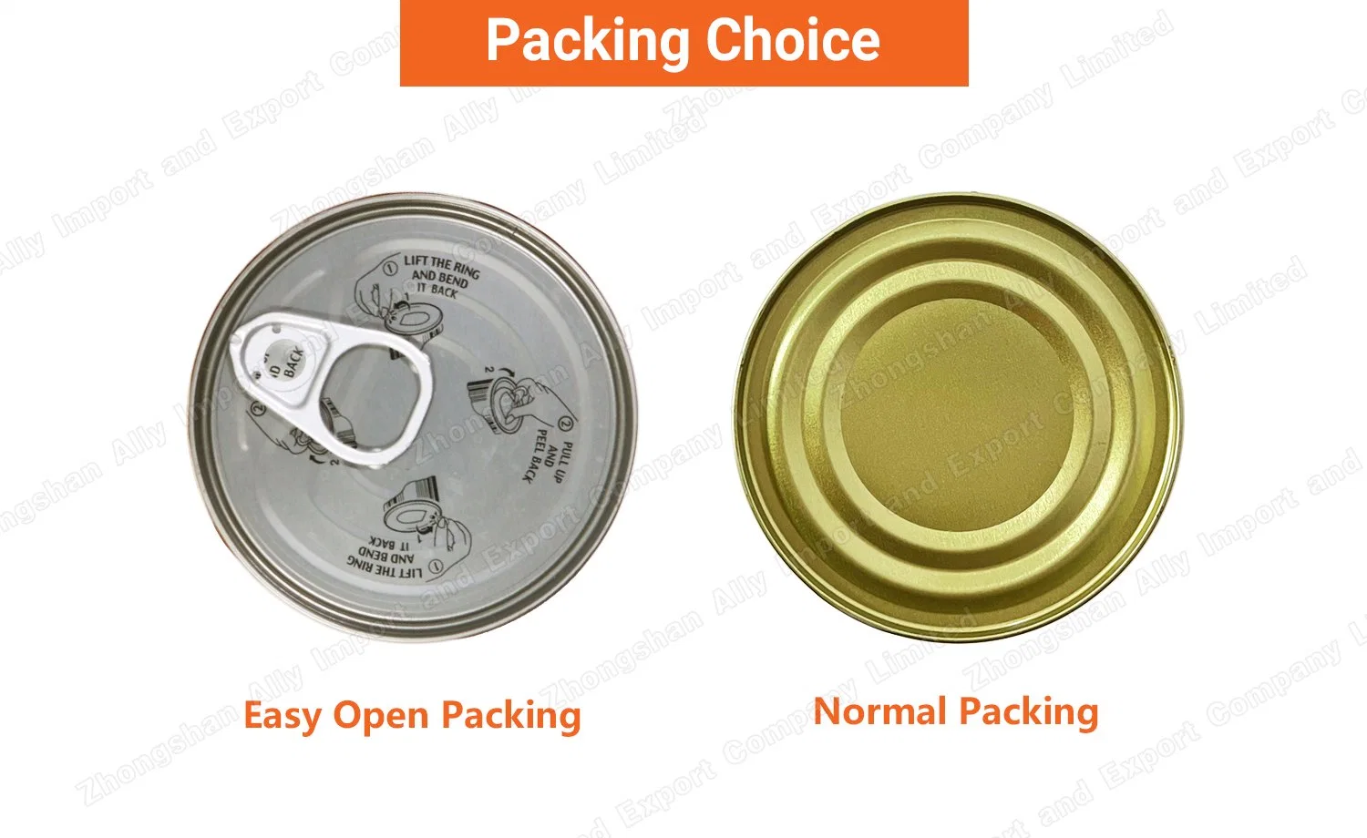 Chinese Manufacture Fresh Vegetable Easy Open Canned Food Mushroom