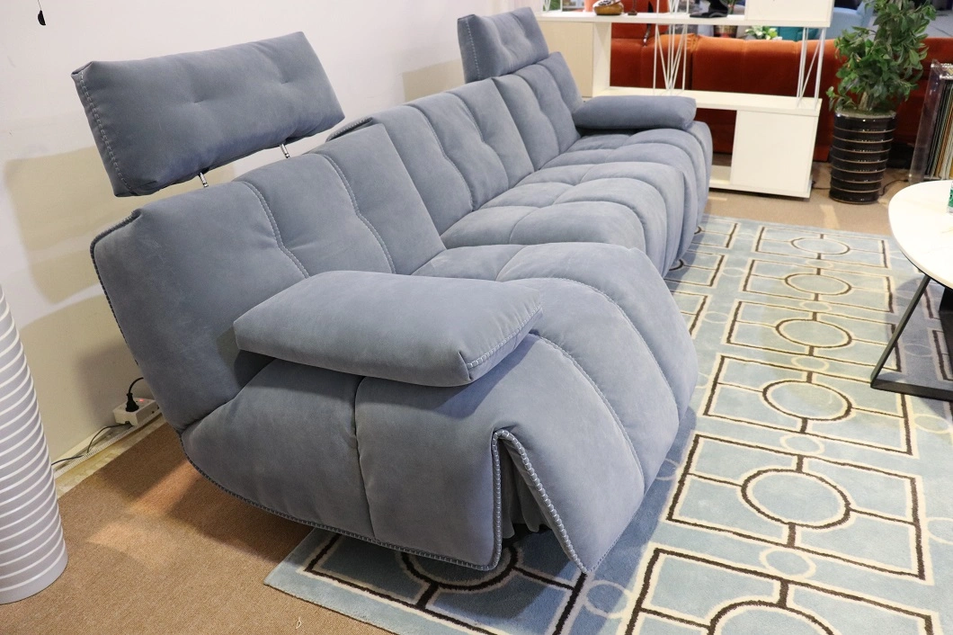 Special Modern Sectional Home Furniture Velvet Fabric Couch Living Room Sofa