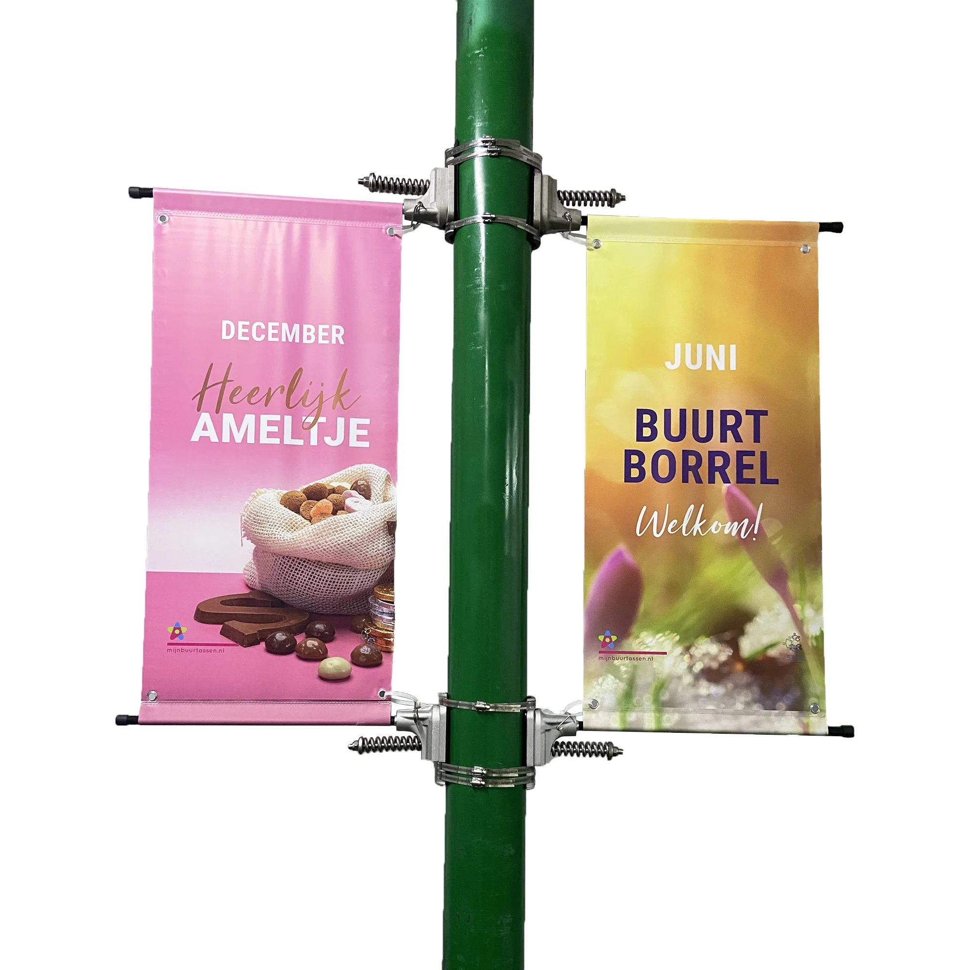 Metal Street Pole Advertising Sign Equipment (BT-A)