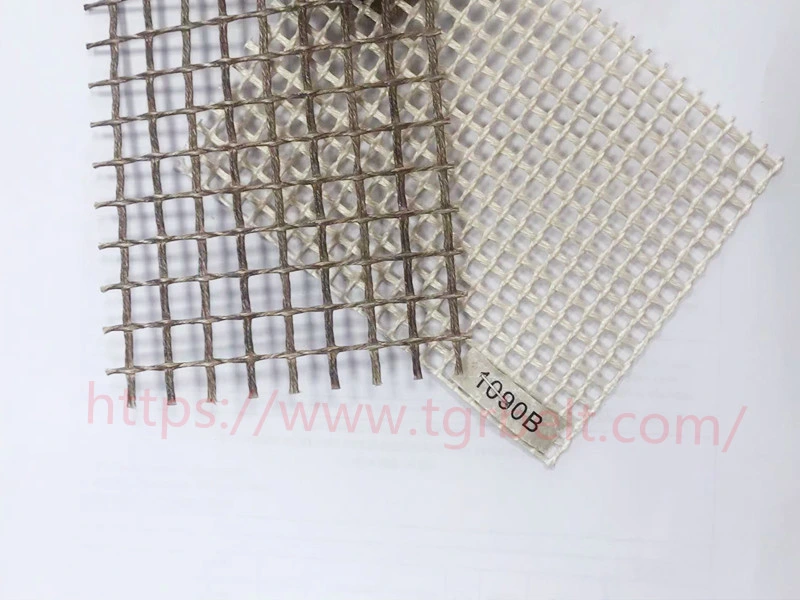 Hochwertiges PTFE beschichtetes Fiberglas Tuch Open Mesh Fabrics Fiberglas Mesh Customized Chemische korrosionsbeständige Förderband Mesh PTFE