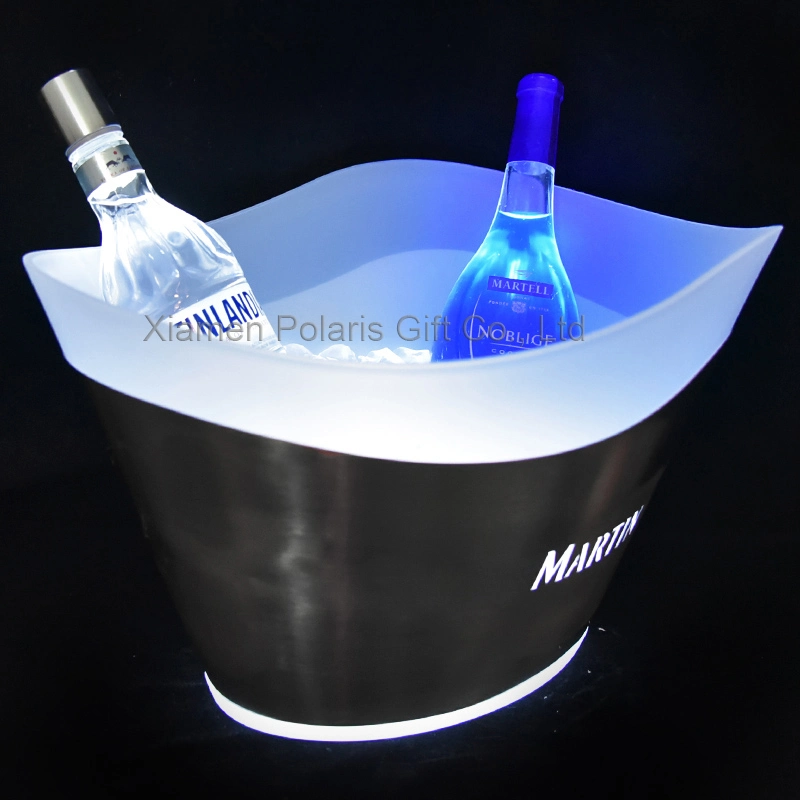 Pub Champagne Beer Chivas Wine Bottle LED PP Ice Bucket