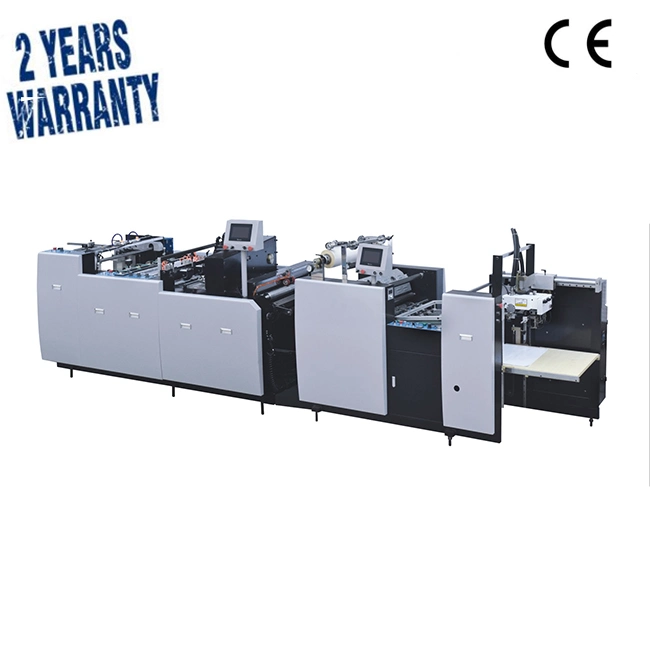 Sistema de impresión automática de rollo de recubrimiento de corte de la impresora plana máquina laminadora Película térmica encolado (SAFM-590)