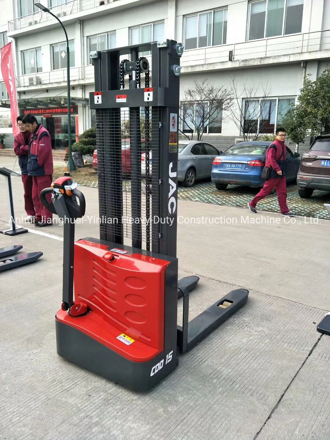 JAC 1.5 Ton Walking Electric Pallet Truck / Cdd15j/ Electric Stacker