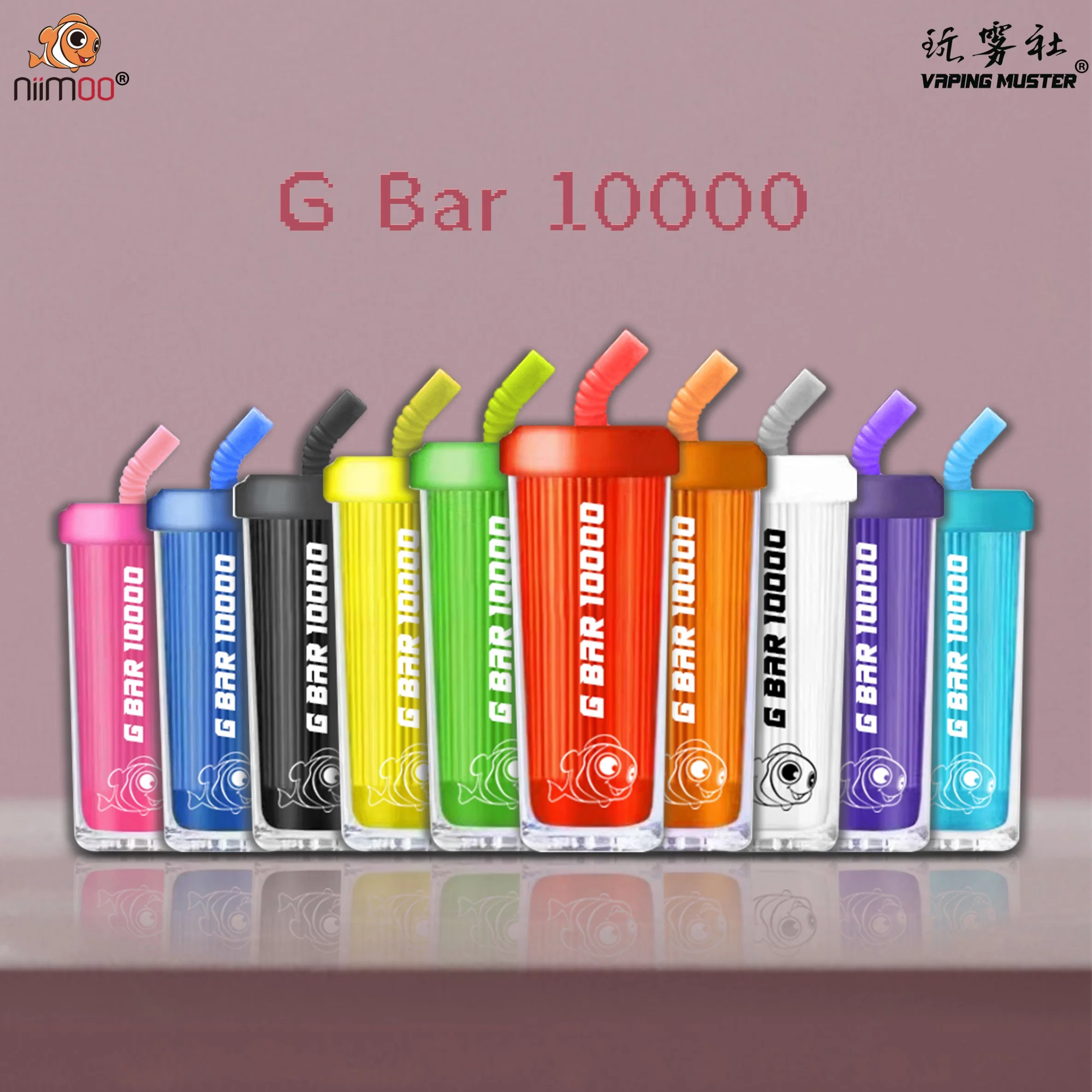 Niimoo High Quality G Bar 10000puffs OEM ODM Available Electronic Cigarette with Mesh Coil Vapes