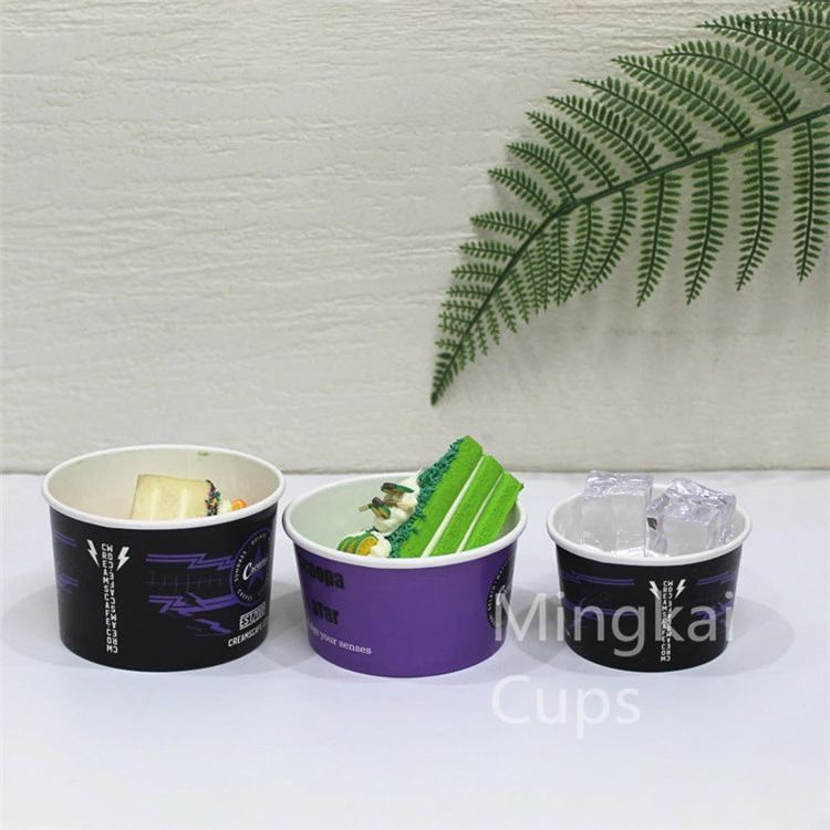 High quality/High cost performance Disposable Ice Cream Paper Cup Beverage Shop Ice Cream Paper Bowl