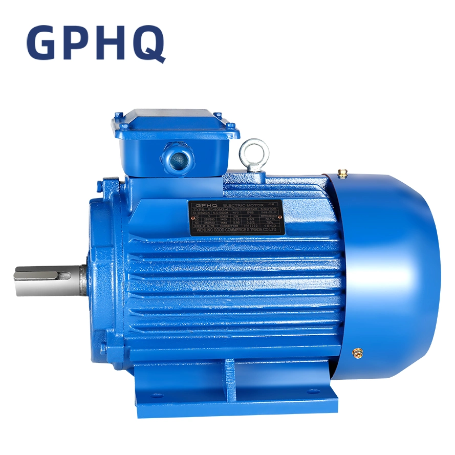 Gphq Ie2/Ie3 Efficacité 10HP 7.5kw Moteur électrique triphasé en fonte avec 380V 50Hz