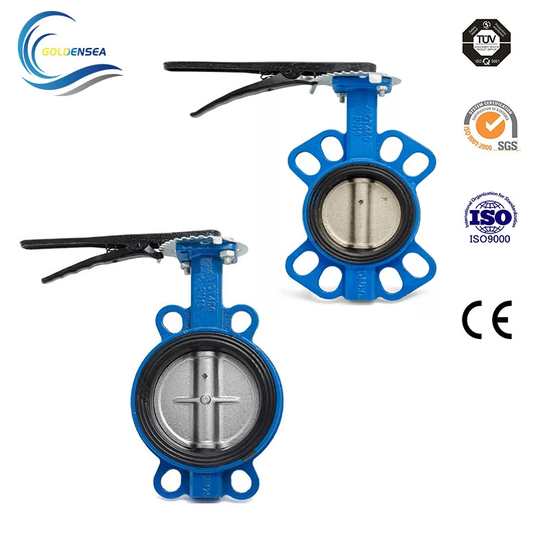 Best Resistant Arrogant Cast Steel Wafer Handle Butterfly Valve