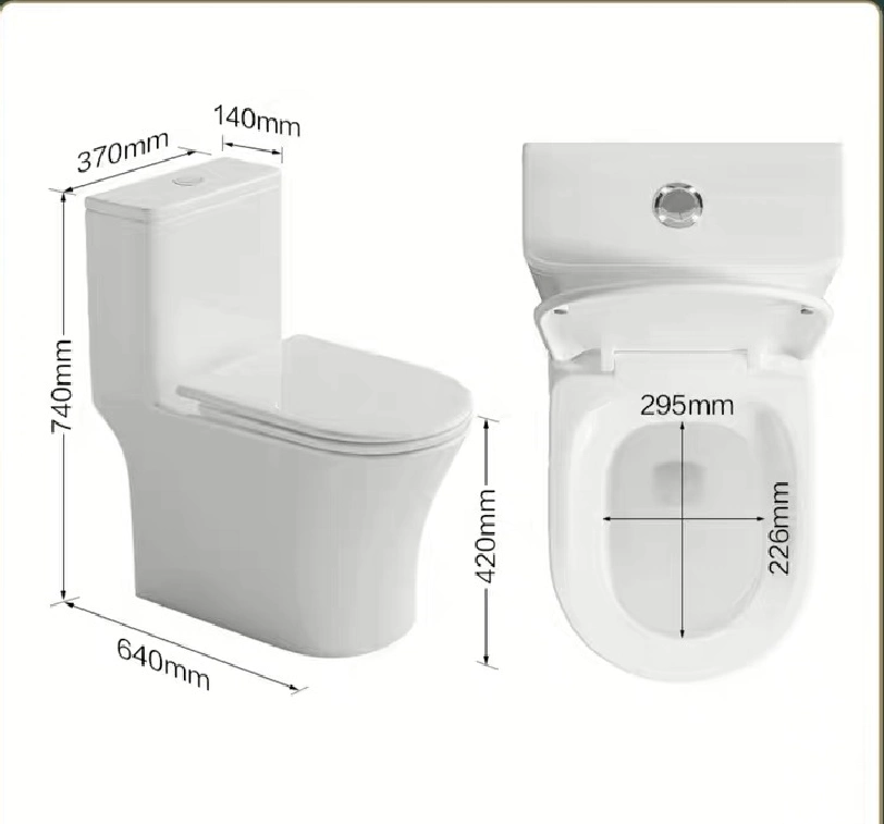 Sanitary Ware Bathroom Ceramic Wc One Piece Toilet Bowl From Chaozhou