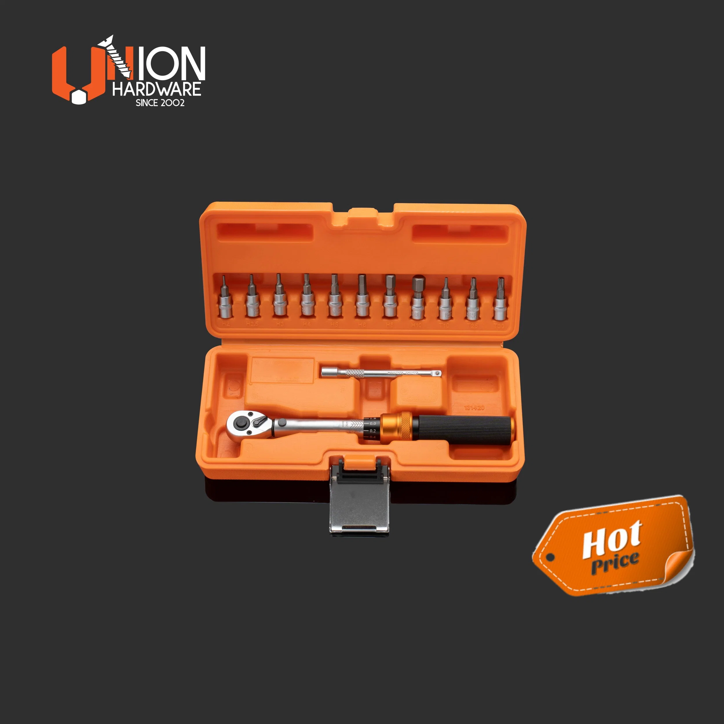 13 PCS 1/4 Inch Drive Torque Wrench Bit Socket Tool Set with Socket Extension

Ensemble d'outils de douille à embout de clé dynamométrique de 13 pièces avec rallonge de douille de 1/4 pouce.